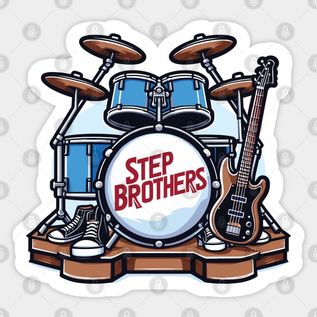 Step Brothers Drum Fan Art Sticker by Trendsdk